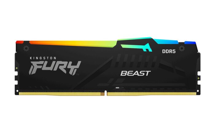 RAM DDR5 32GB 5600 FURY Beast RGB, CL40, DIMM