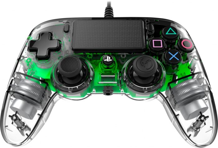NACON PS4 TRANSPARENTEN ŽIČNI IGRALNI PLOŠČEK, ZELEN - Image 4