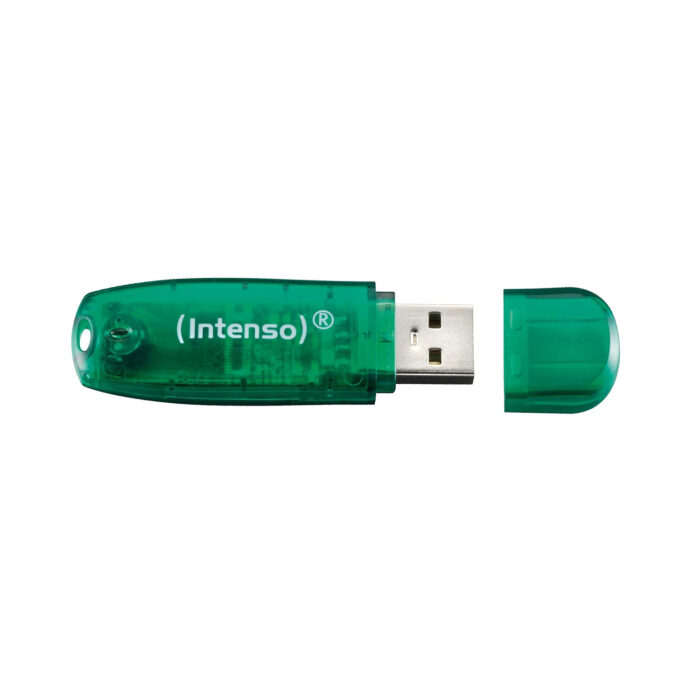Intenso 8GB Rainbow Line USB 2.0 spominski ključek - Zelen - Image 3