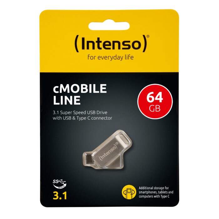 Intenso 64GB cMobile Line USB 3.0/ USB C spominski ključek - Image 4