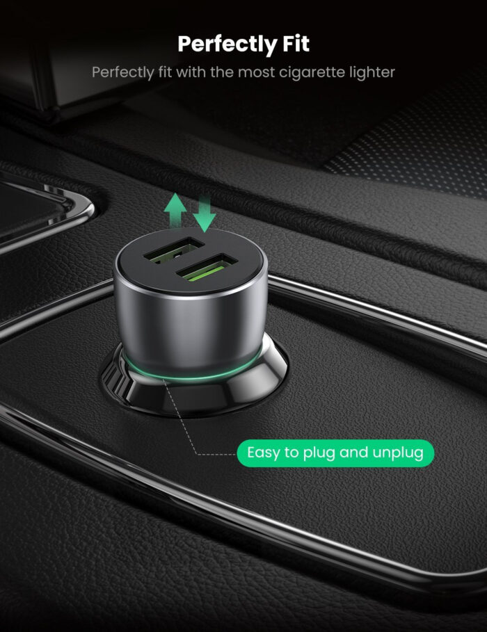Ugreen avtopolnilec 2xUSB QC 3.0 36W 10144 - box - Image 4