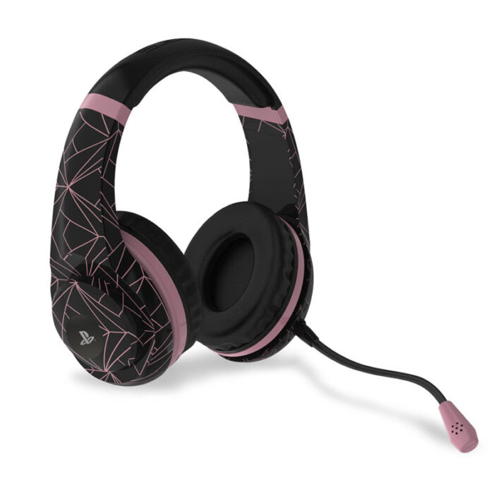 4GAMERS PS4 STEREO GAMING HEADSET ROSE GOLD EDITION - ABSTRACT BLACK - Image 3