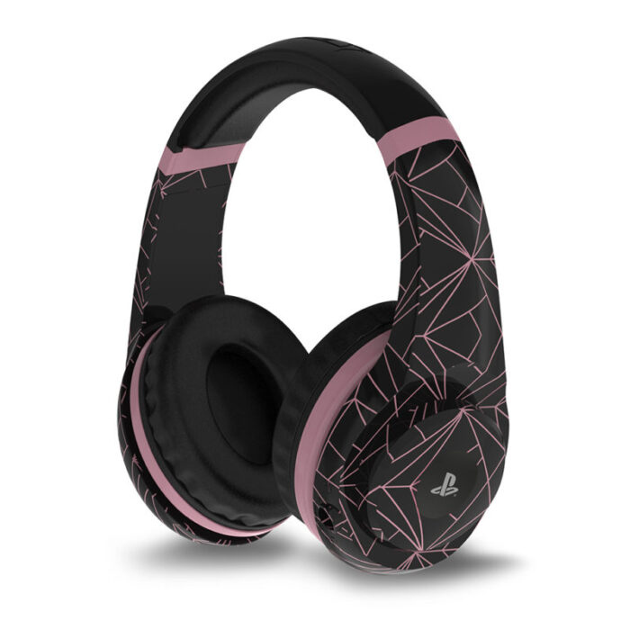 4GAMERS PS4 STEREO GAMING HEADSET ROSE GOLD EDITION - ABSTRACT BLACK - Image 4