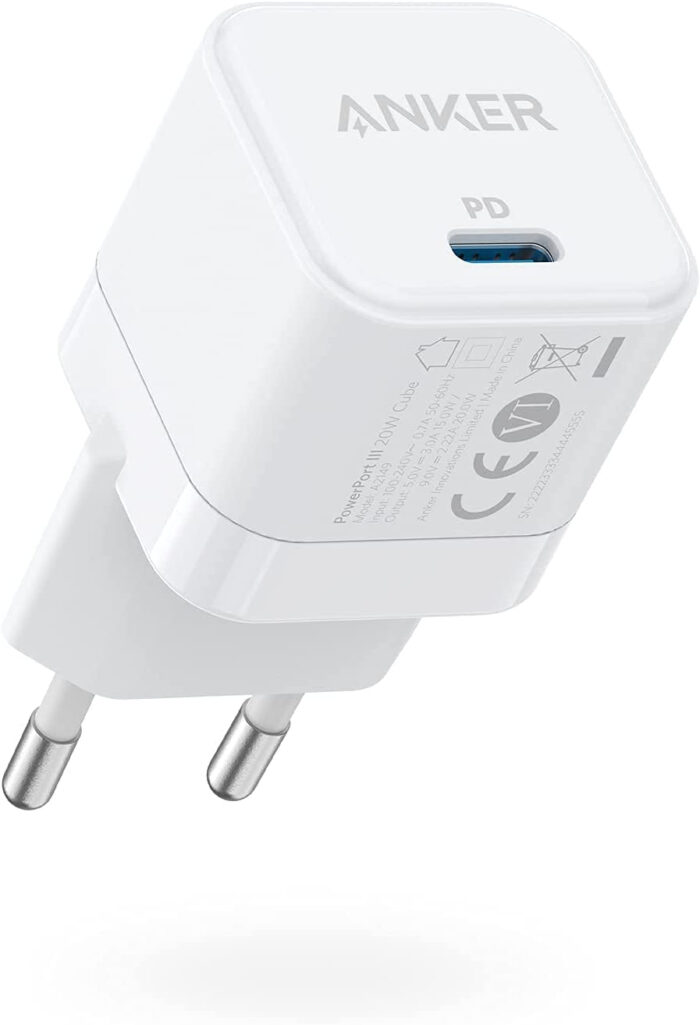 Anker Powerport III 20W USB-C stenski polnilec