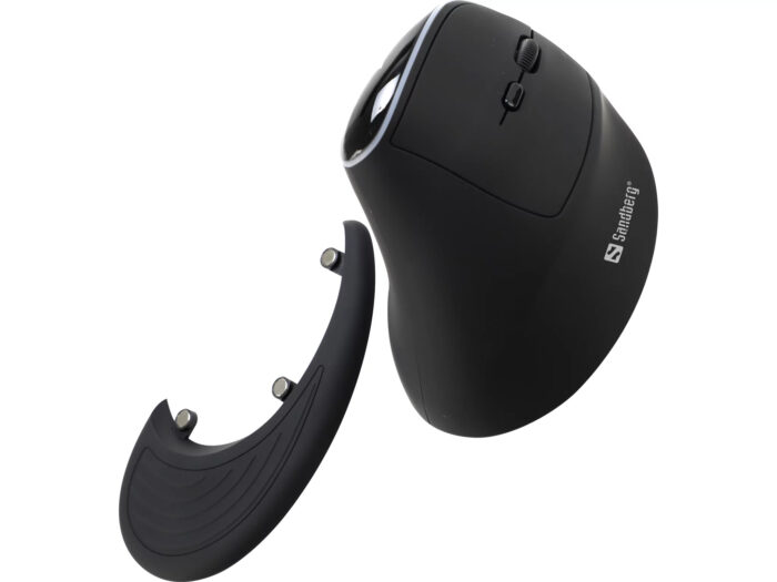 Sandberg Wireless Vertical ergonomska vertikalna polnilna brezžična miška - Image 4