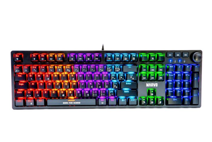 MARVO KG954 WIRED MECHANICAL KEYBOARD - SLO/HR LAYOUT