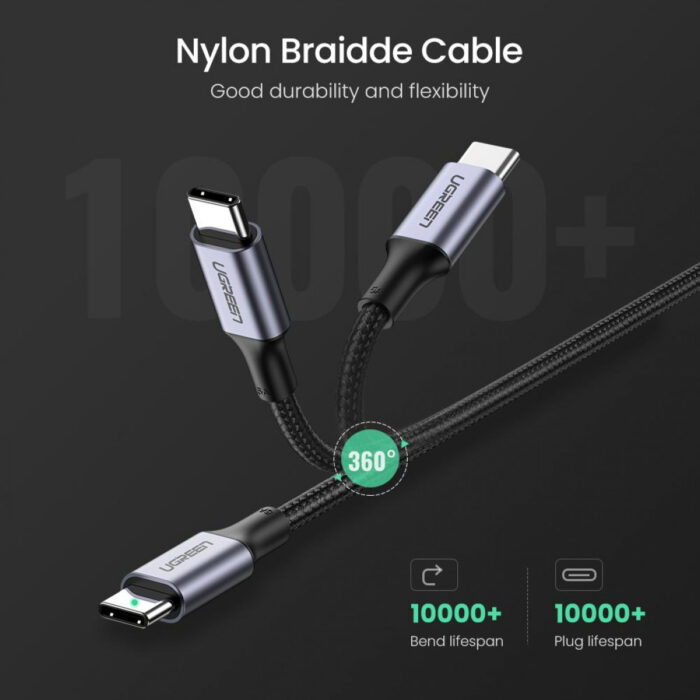 Ugreen 100W PD kabel USB-C 3m - polybag - Image 5