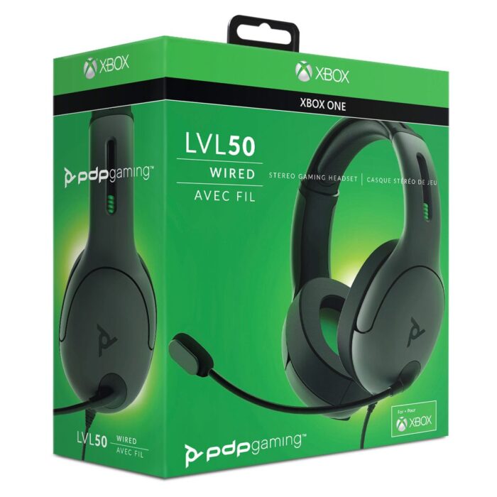 Slušalke PDP LVL50 Chat Headset za XBOX One sive barve - Image 3