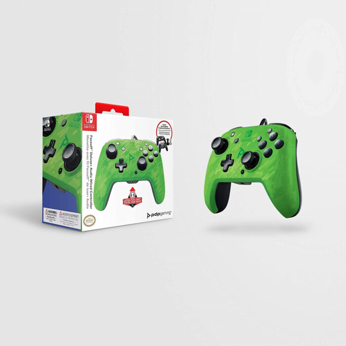 PDP NINTENDO SWITCH ŽIČNI DELUXE KONTROLER FACEOFF + AUDIO PDP kamuflažno - Image 3