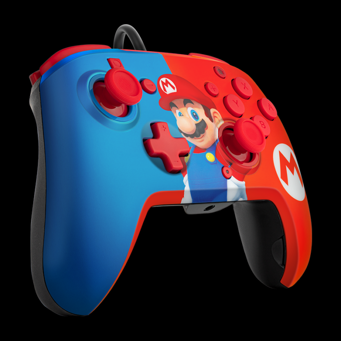 PDP NINTENDO SWITCH FACEOFF DELUXE KONTROLER + AUDIO - MARIO - Image 4