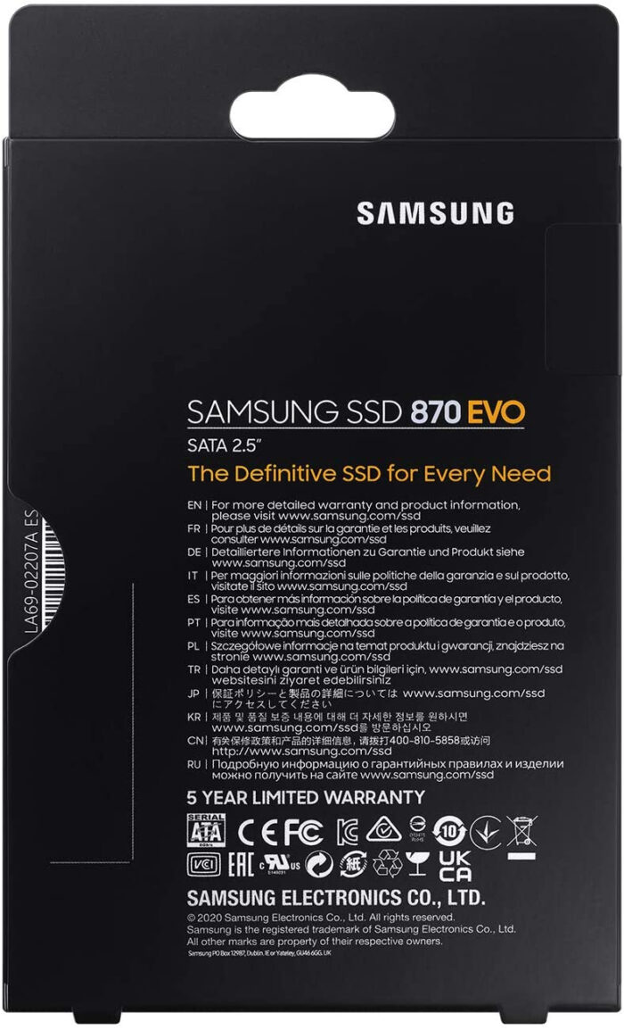Samsung 500GB 870 EVO SSD SATA3 2.5" disk - Image 4