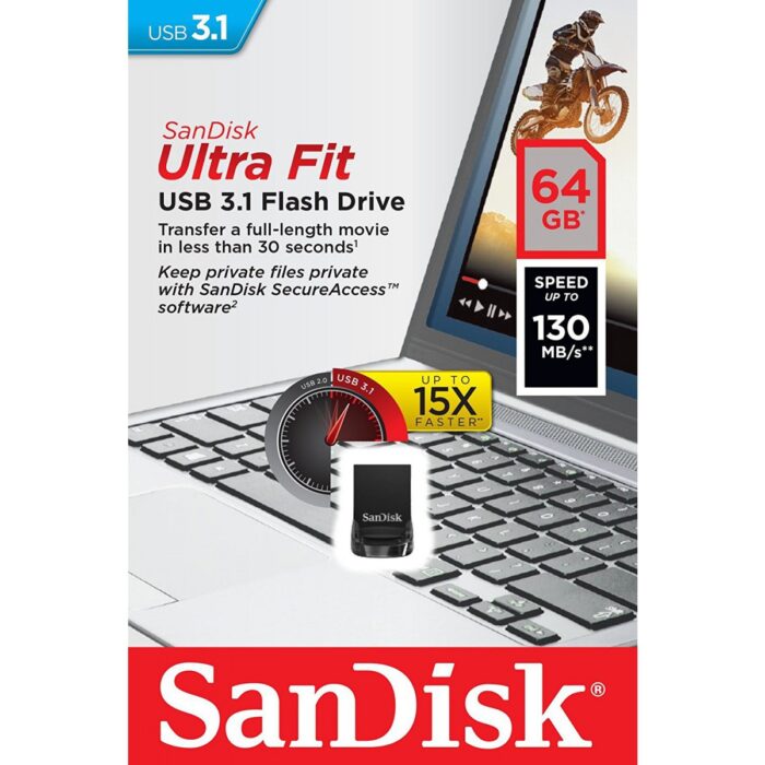 SanDisk Ultra Fit 64gb USB 3.1 spominski ključek - Image 4