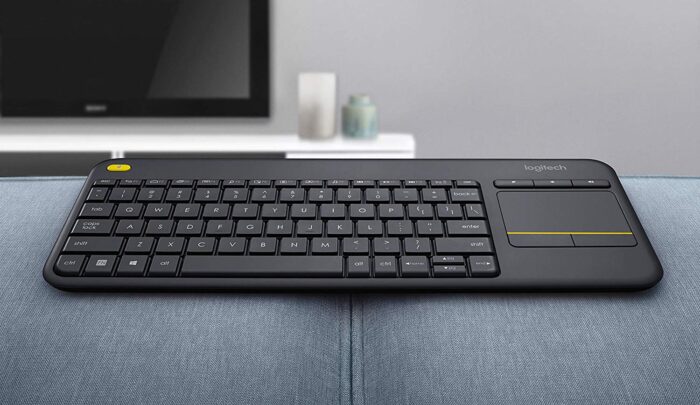 Brezžična tipkovnica Logitech K400 Plus Wireless Touch črna (Unifying, SLO - Image 6