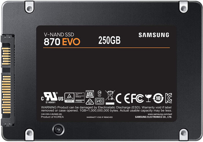 Samsung 250GB 870 EVO SSD SATA3 2.5" disk - Image 5