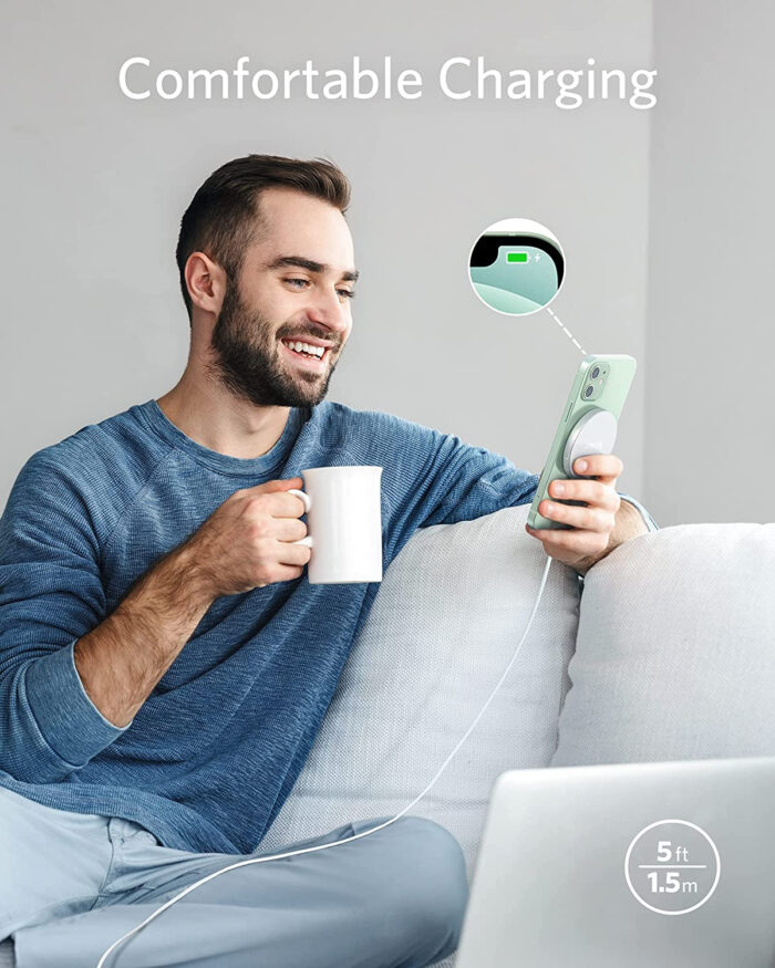 Anker MagGo PowerWave Select + MODER magnetni brezžični polnilec - Image 5