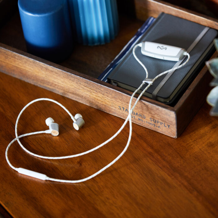 House of Marley Uplift Bluetooth ušesne slušalke - srebrne barve - Image 6