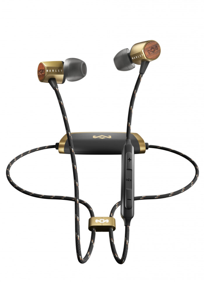 House of Marley Uplift Bluetooth ušesne slušalke - medenina barve - Image 3
