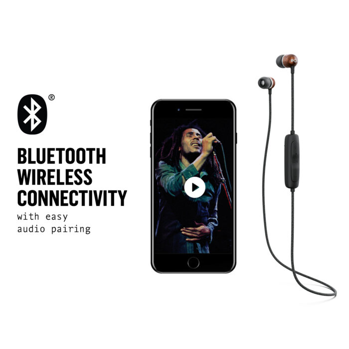 House of Marley Smile Jamaica Wireless 2 brezžične ušesne slušalke - black - Image 4