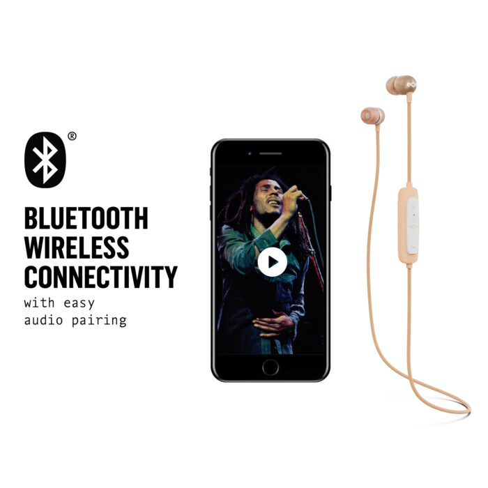 House of Marley Smile Jamaica Wireless 2 brezžične ušesne slušalke - copper - Image 4