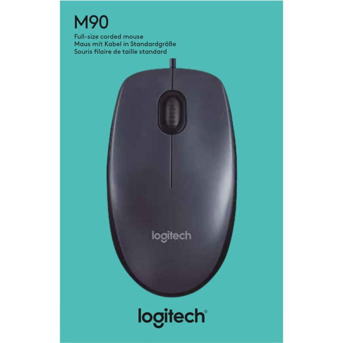 Logitech M90 optična miška, USB - Image 4