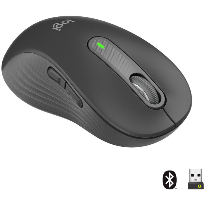 Logitech miška Signature M650, velikost L, Bluetooth, grafitna za levičarje - Image 5