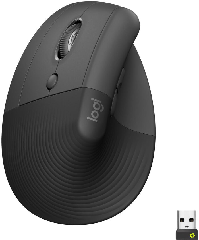 Logitech miška Lift LEFT Vertical Ergonomic, grafitna - Image 3