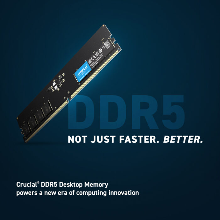 Crucial 16GB DDR5-4800 UDIMM PC5-38400 CL40, 1.1V - Image 4