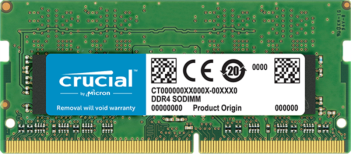 Crucial 4GB DDR4-2400 SODIMM PC4-19200 CL17, 1.2V