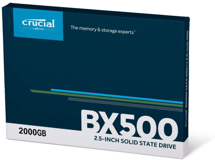 Crucial BX500 2TB 3D NAND SATA 2.5" SSD - Image 3