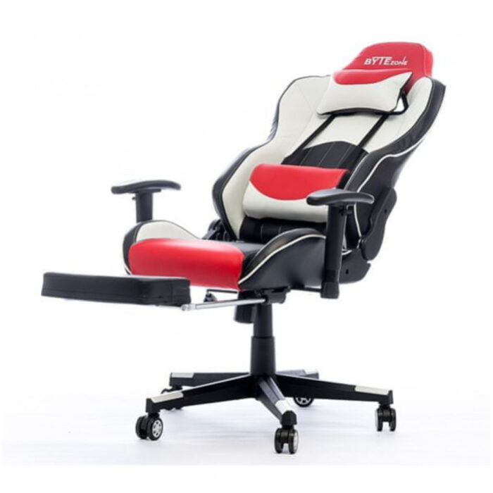 Stol gaming Bytezone Dolce črn rdeč bel (BZ5813R)