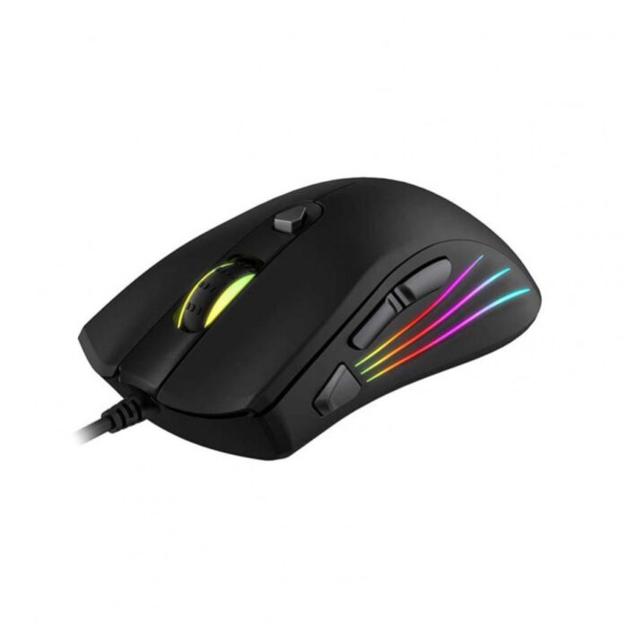 Miš USB HAVIT Gamenote MS1002 optična gaming RGB 6400DPI - črna