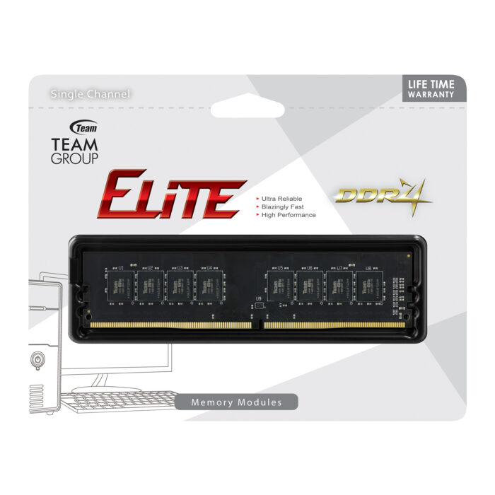 Teamgroup Elite 16GB DDR4-3200 DIMM PC4-25600 CL22, 1.2V - Image 4