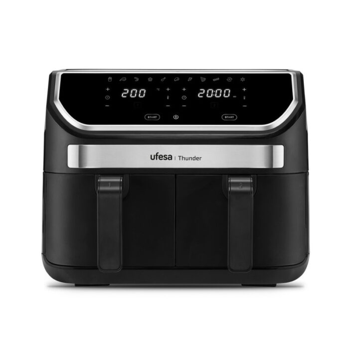 Ufesa digitalni zračni cvrtnik z dvojno posodo 9L Thunder 1700W