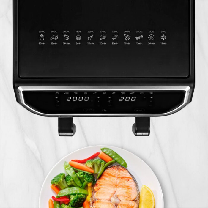Ufesa digitalni zračni cvrtnik z dvojno posodo 9L Thunder 1700W - Image 6