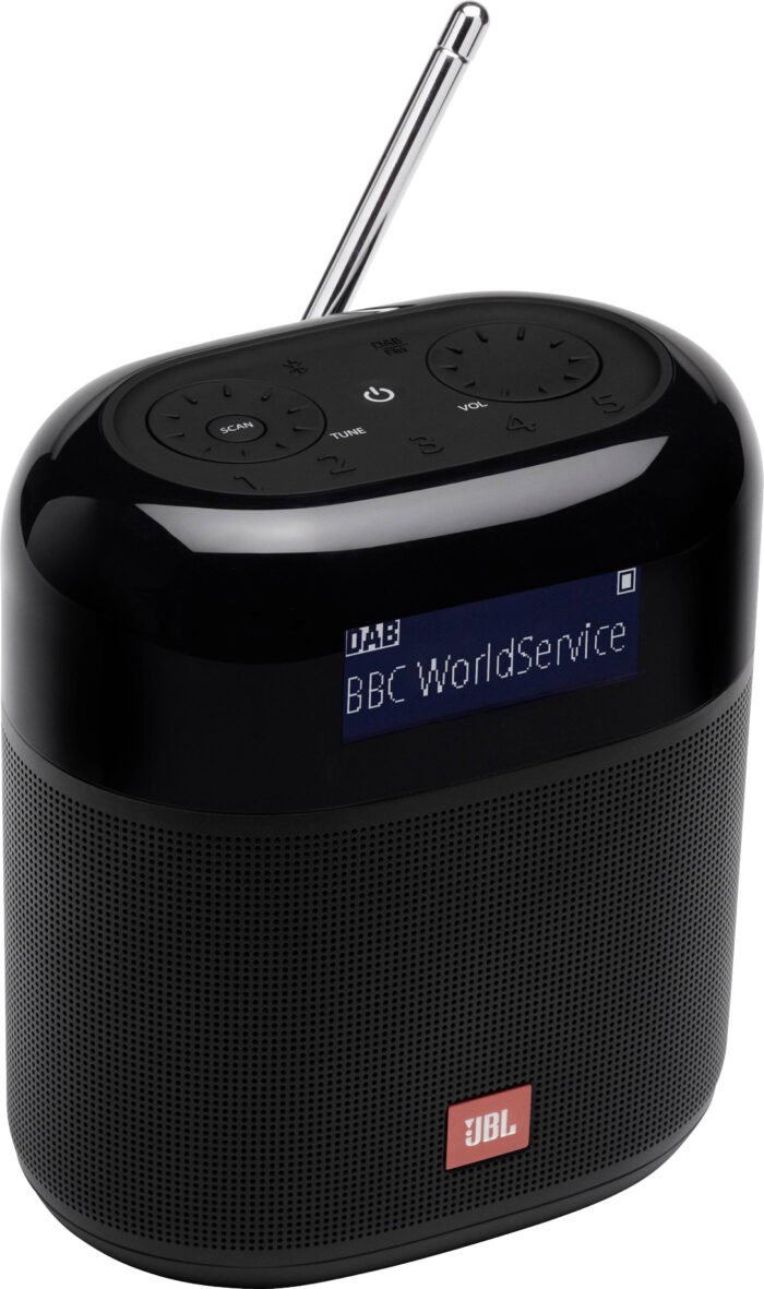 JBL Tuner XL prenosni brezžični zvočnik, DAB/FM radio, črn