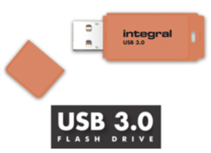 INTEGRAL 32 GB NEON 3.0. ORANŽEN