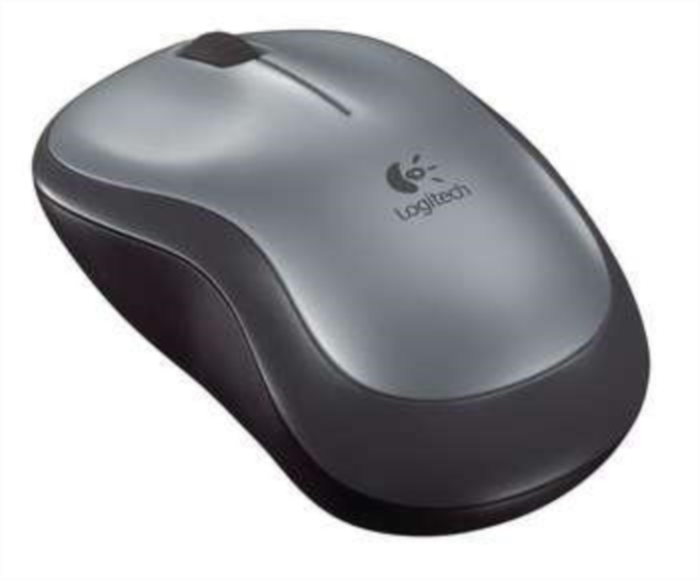 Logitech M185 Wireless mini miška, siva črna-siva
