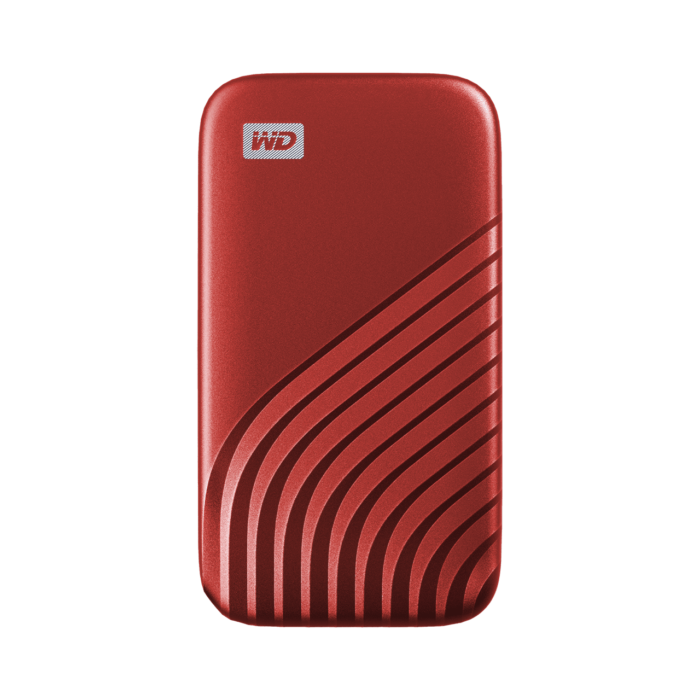 WD My Passport SSD 1TB, USB-C 3.2 rdeč