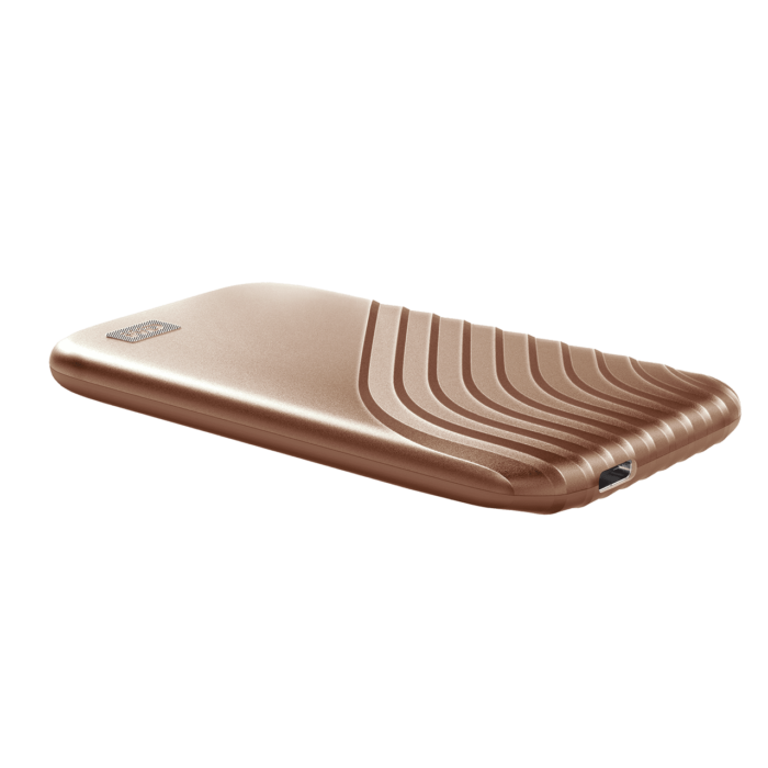 WD My Passport SSD 500GB, USB-C 3.2 zlat - Image 5