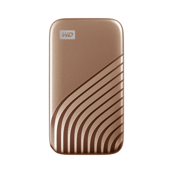 WD My Passport SSD 500GB, USB-C 3.2 zlat