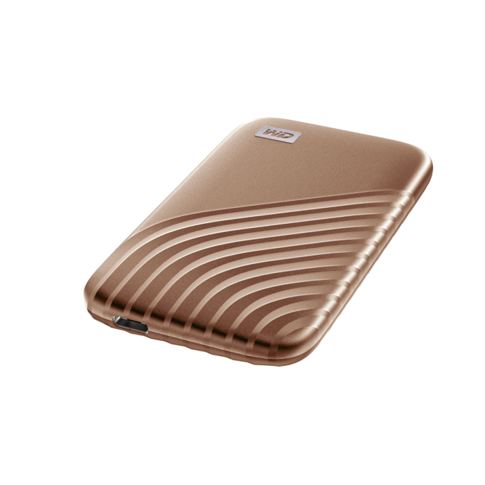 WD My Passport SSD 500GB, USB-C 3.2 zlat - Image 4
