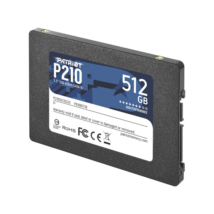 Patriot P210 512GB SSD SATA 3 2.5" - Image 4