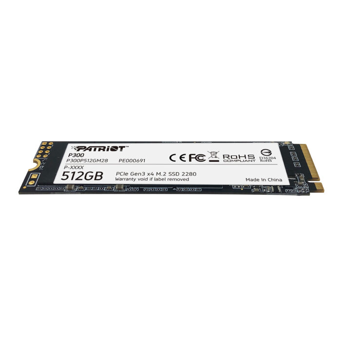 Patriot P300 512GB M.2 NVMe SSD PCIe Gen 3 x4 - Image 4