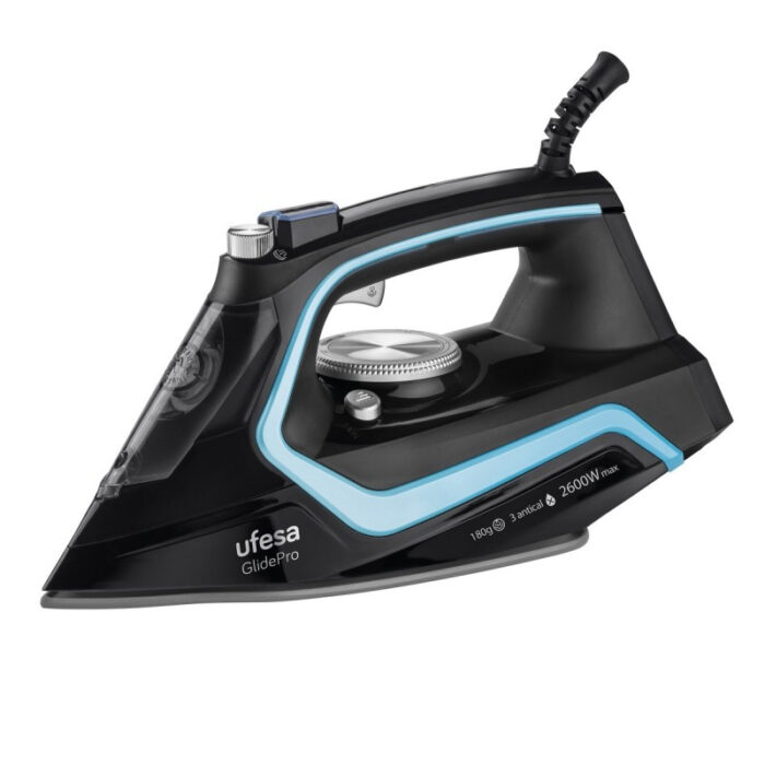 Ufesa Parni likalnik Glide Pro 2600W črno turkiz