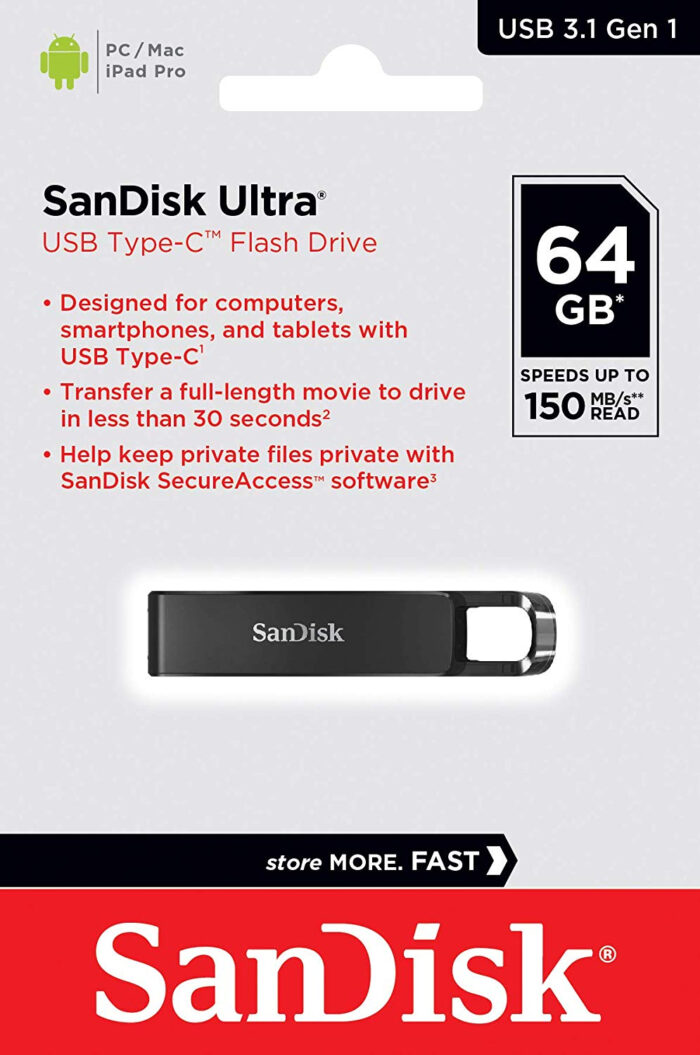 SanDisk Ultra USB Type-C Flash 64GB 150MB/s - Image 3