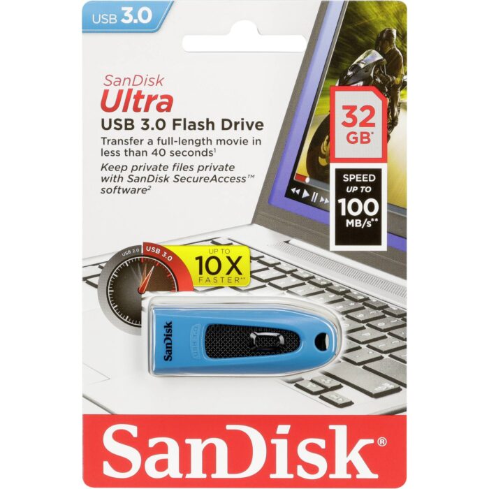 Sandisk Ultra 32GB USB3.0 moder spominski ključek - Image 3