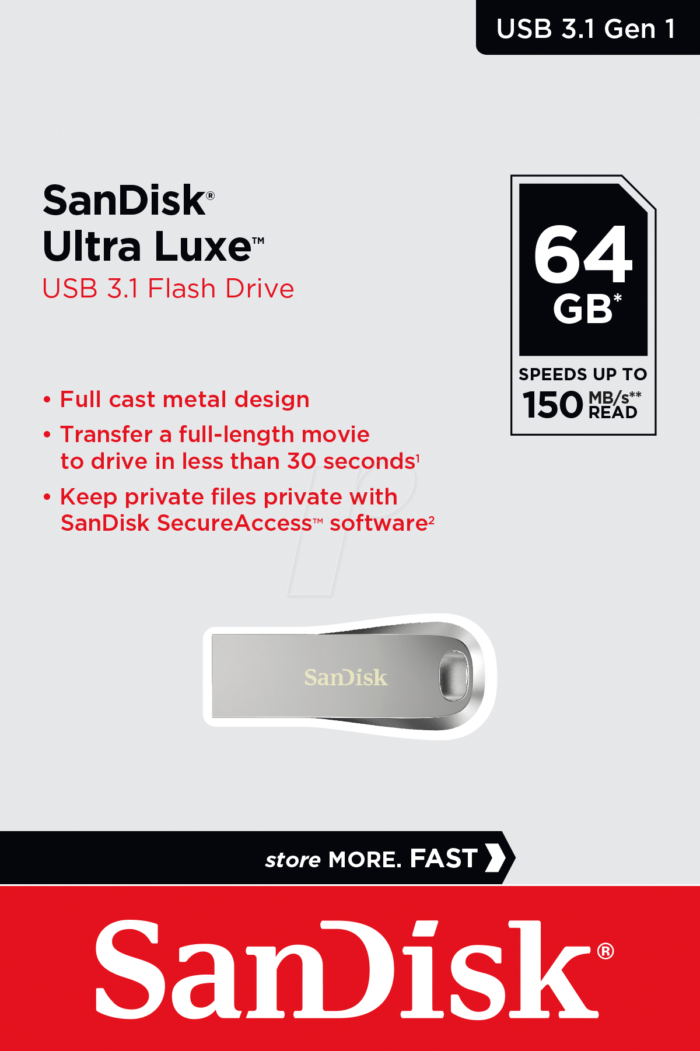 SanDisk 64GB Ultra Luxe™ USB 3.1 - Image 5