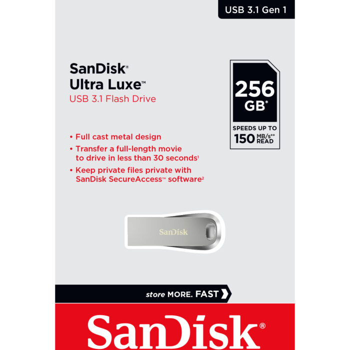 SanDisk 256GB Ultra Luxe™ USB 3.1 - Image 5