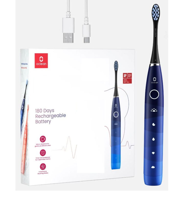 Oclean Flow električna sonična zobna ščetka modra - Image 3