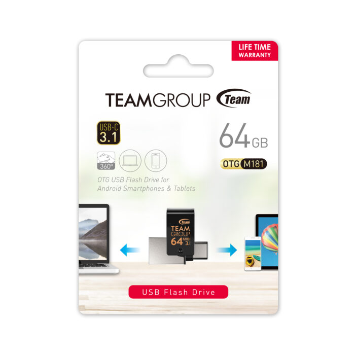 Teamgroup 64GB M181 USB 3.2 / USB-C OTG spominski ključek - Image 5